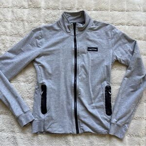 Flag Nor Fail Heather Gray Zip Track Jacket